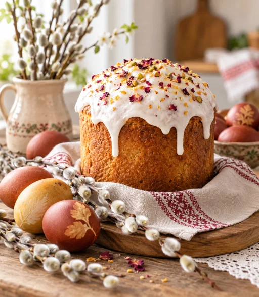 Пасхальные товары и куличи