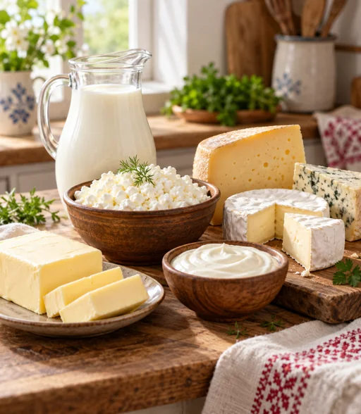 Молочные продукты