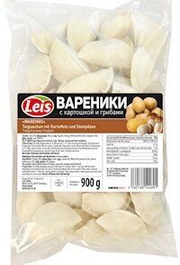 Varenyky med potatis och svamp