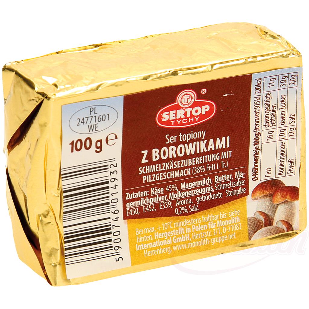 Smältost med svampsmak